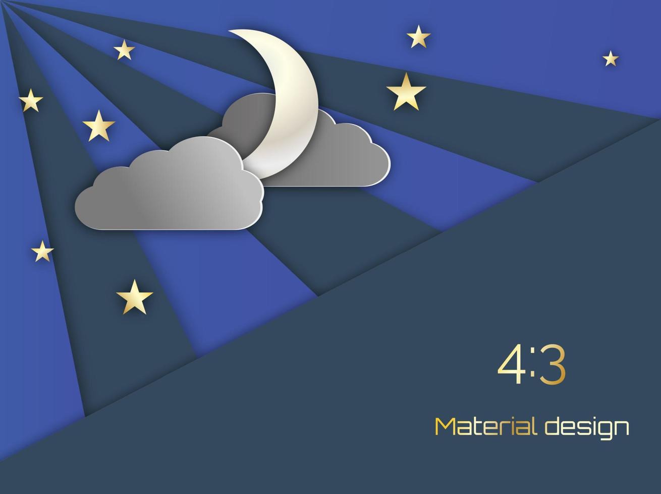 Night sky background vector