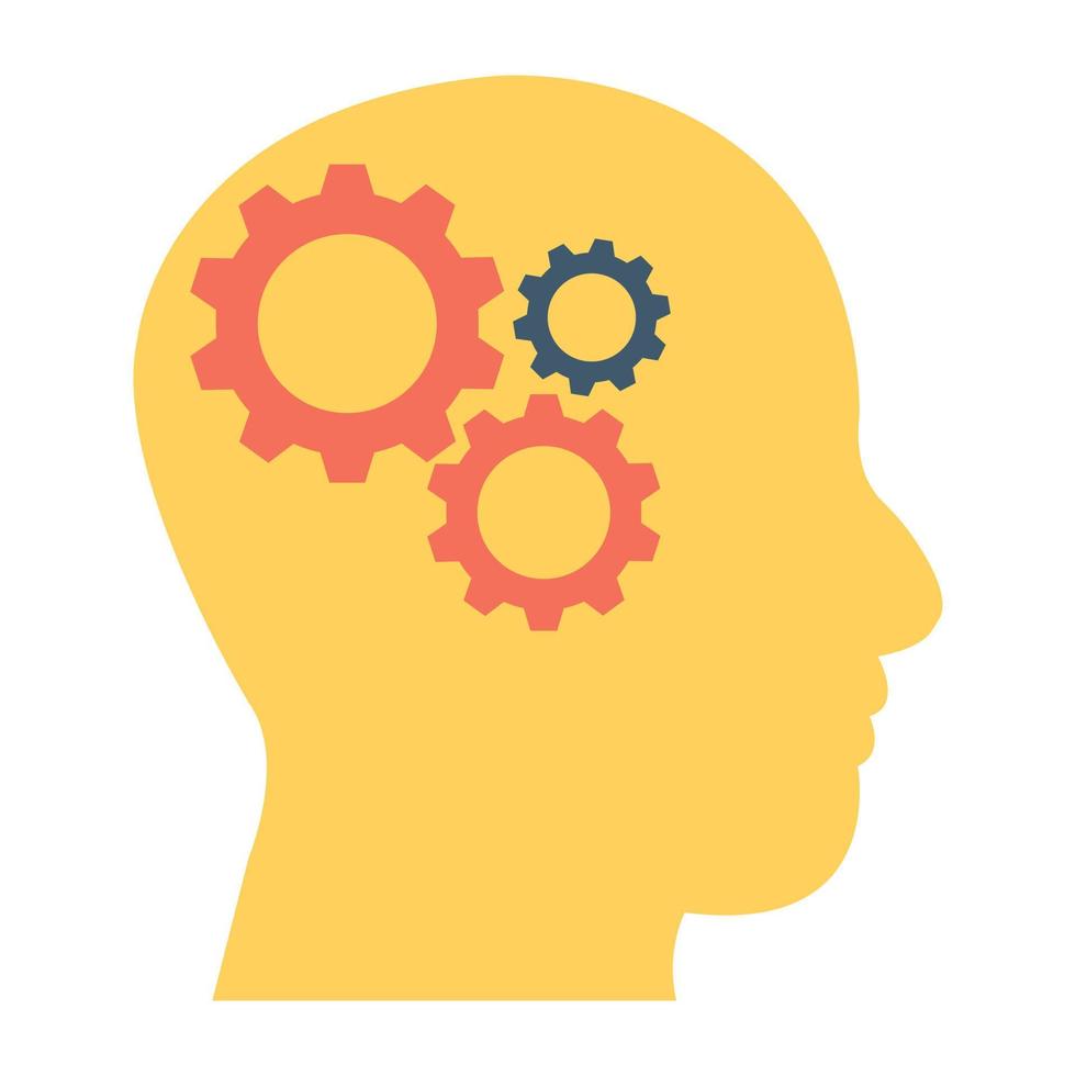 Trendy Brainstorm Concepts vector