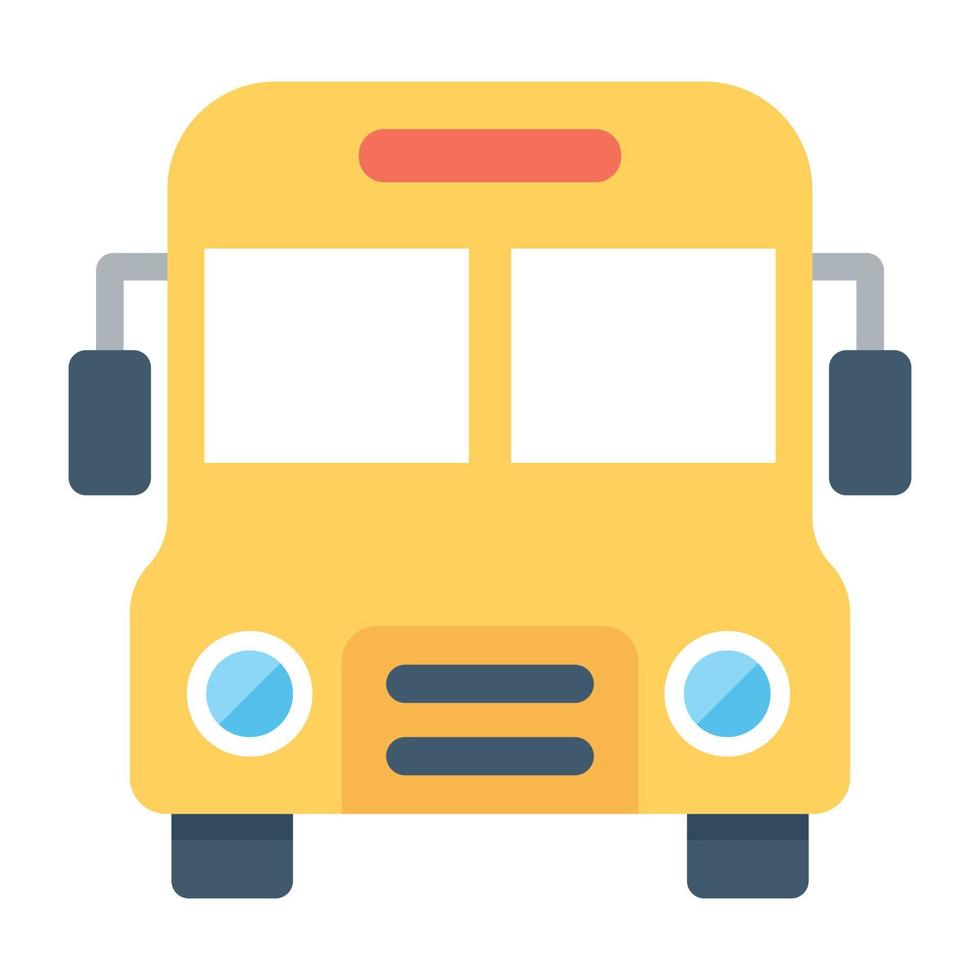 conceptos de autobús escolar vector