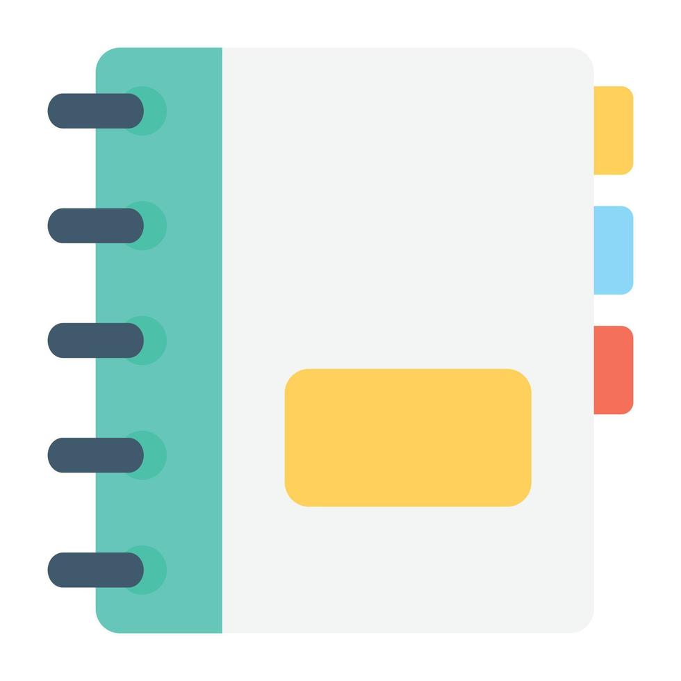 Trendy Notebook Concepts vector