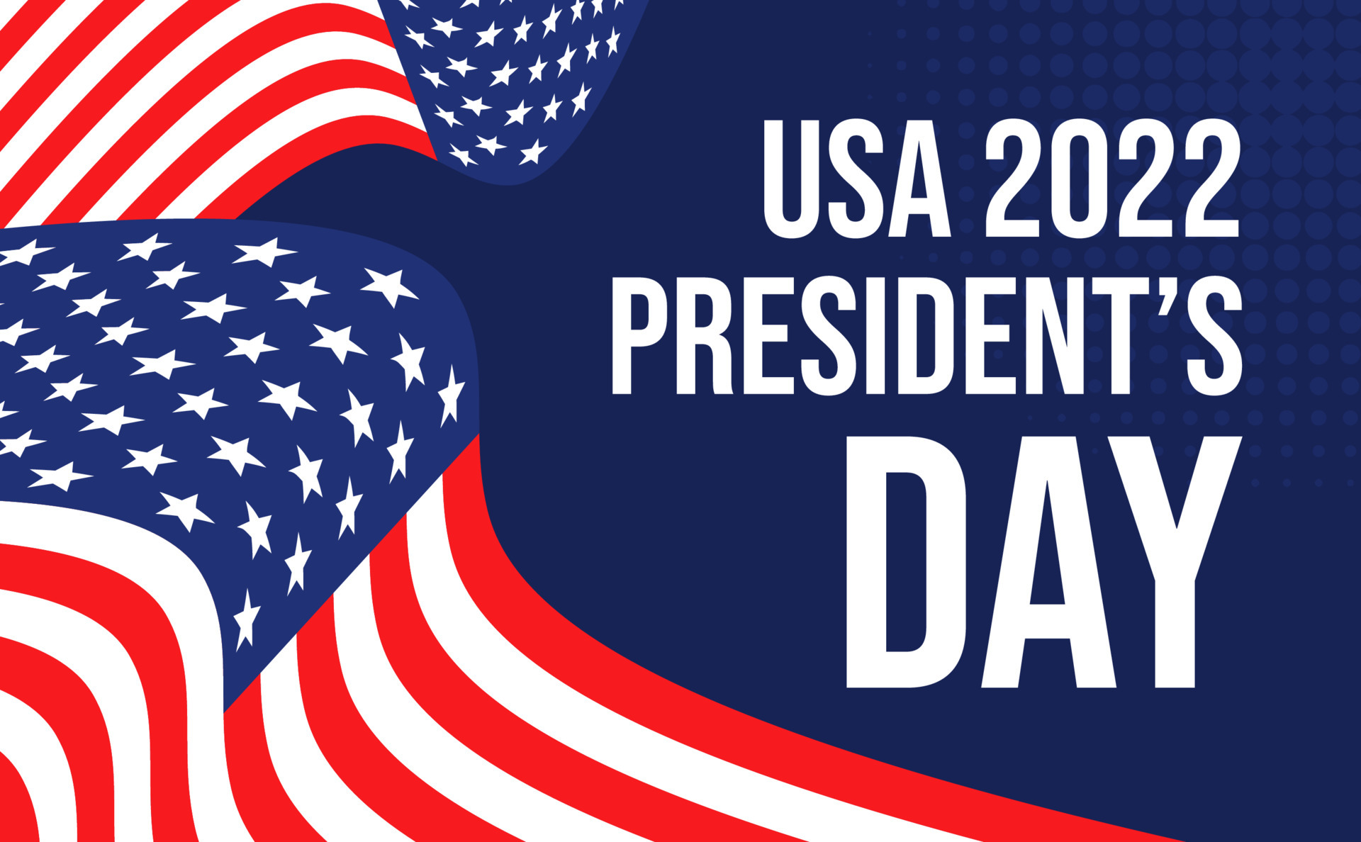 feliz dia de los presidentes en estados unidos. feriado federal en