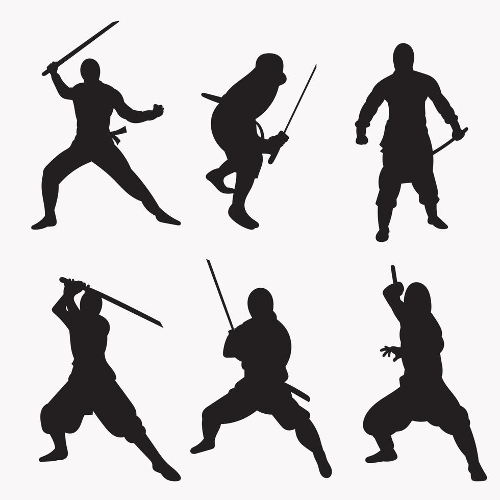 Ninja. Vector illustration