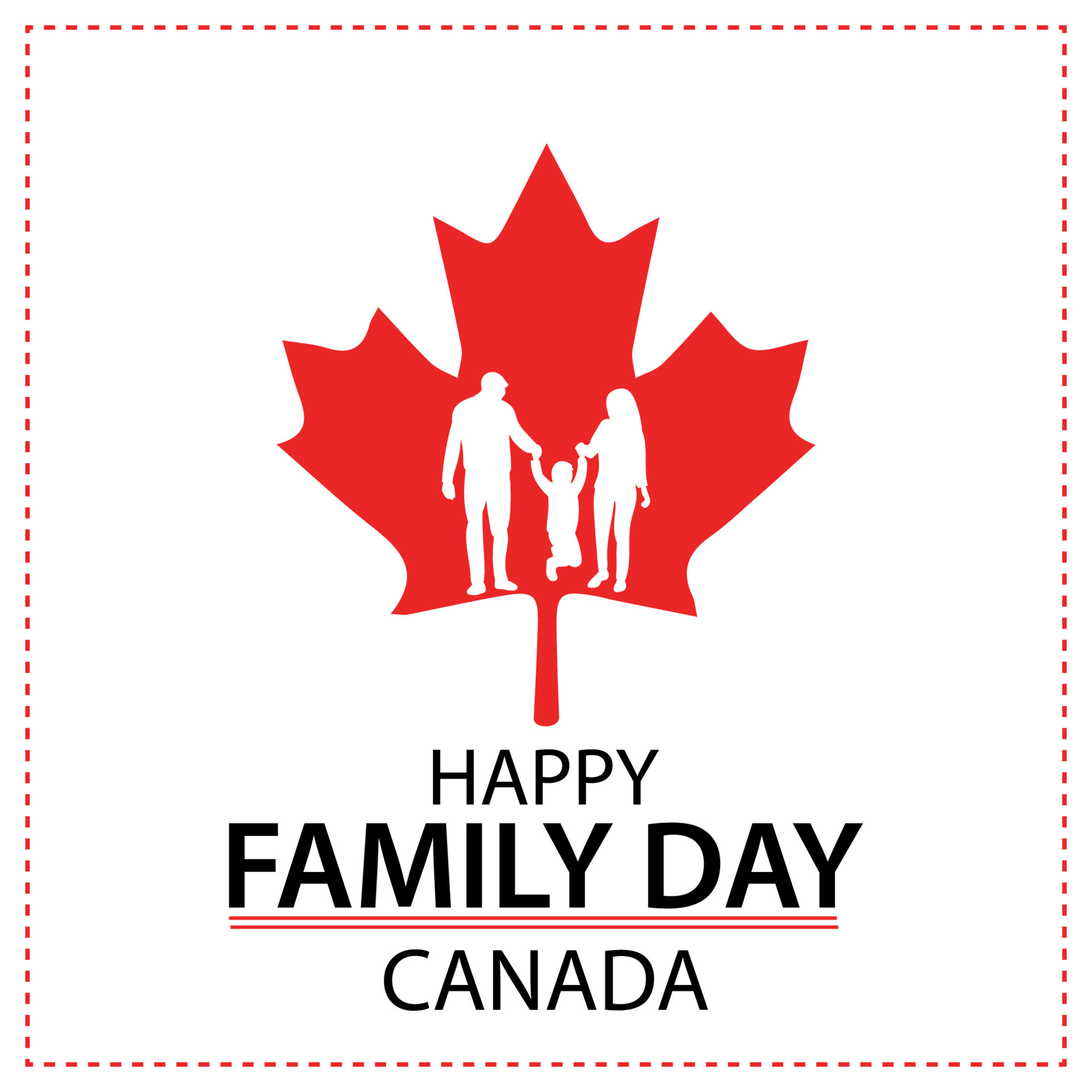 happy family day Canada 5476912 Vector Art at Vecteezy