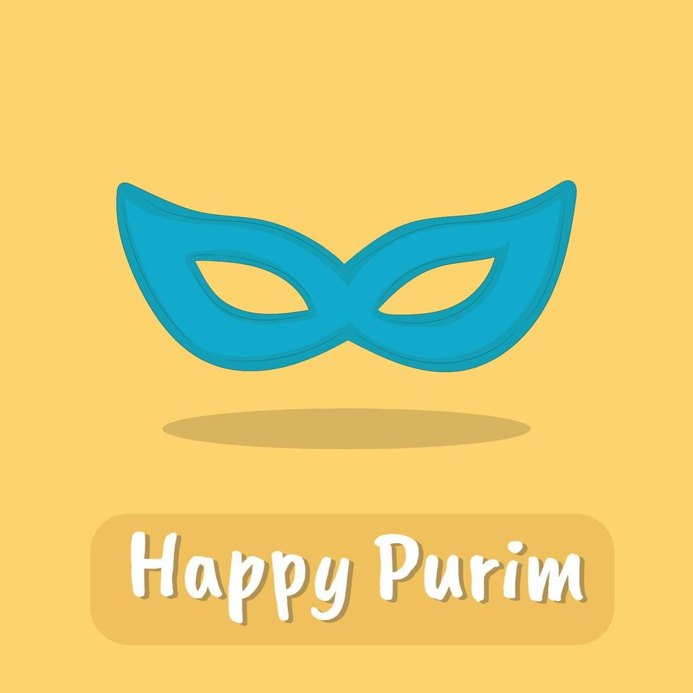 feliz día de purim. vector