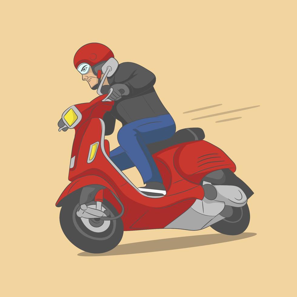 Motorcycle. Vector illustration