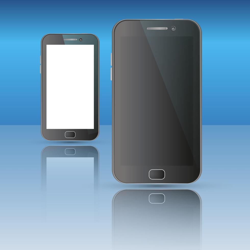 Smartphones vector template