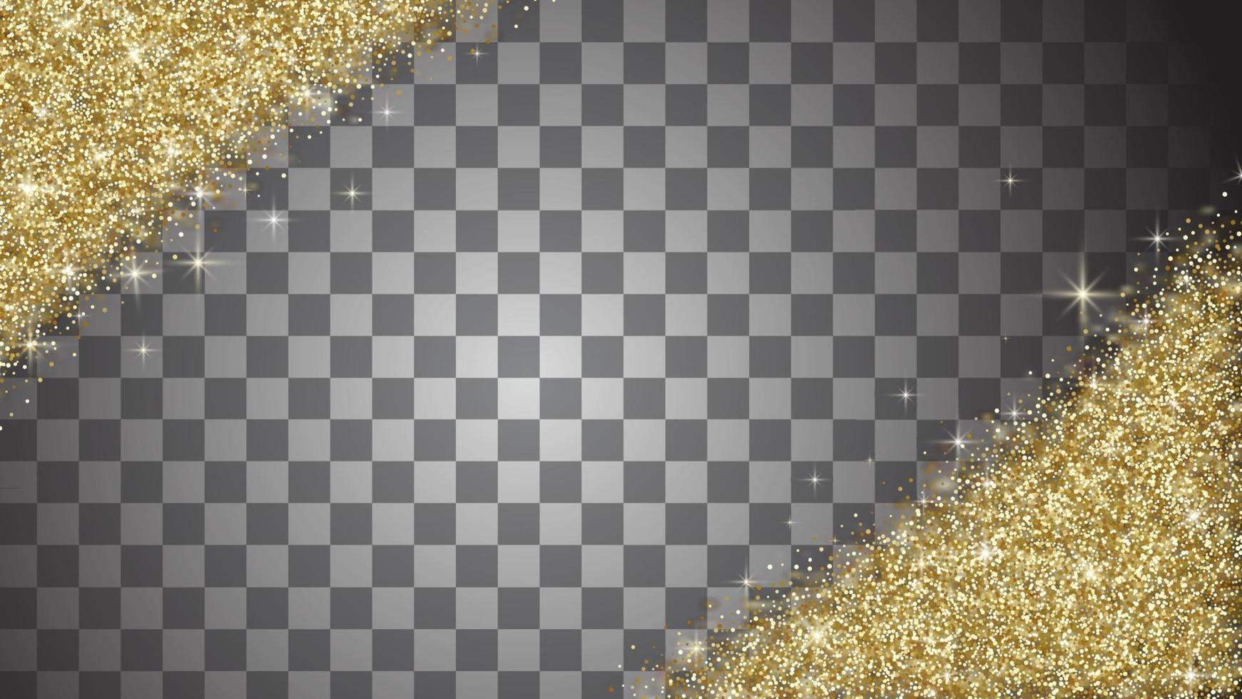 Gold glitter abstract background vector