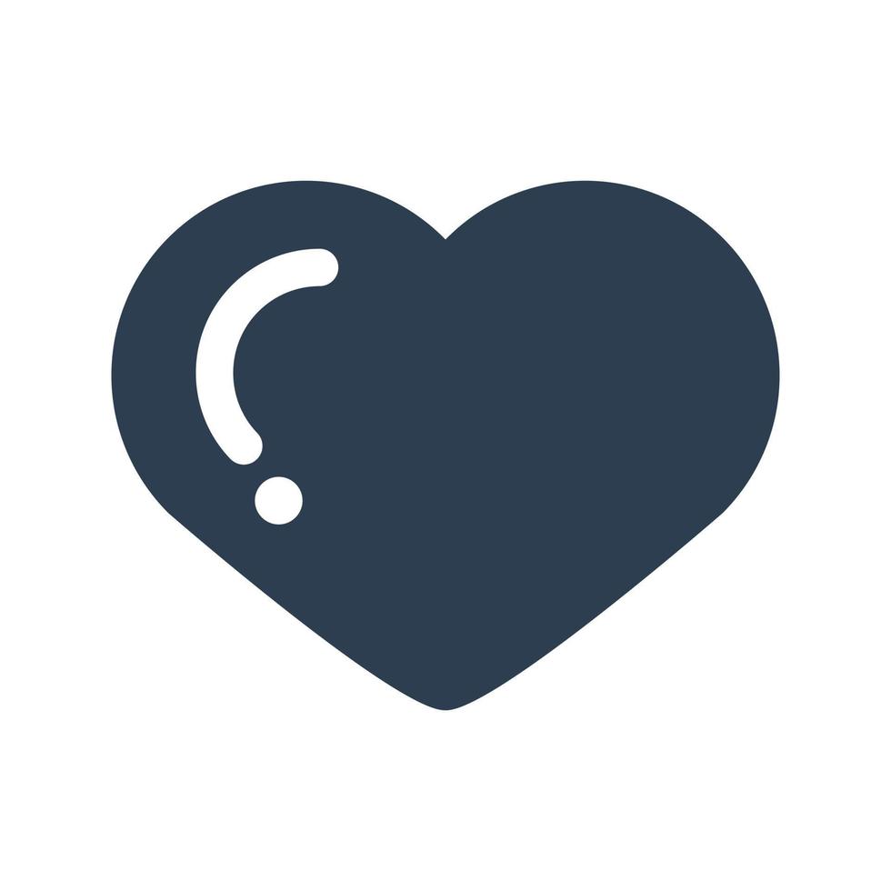 icono de amor simple. gráficos vectoriales vector