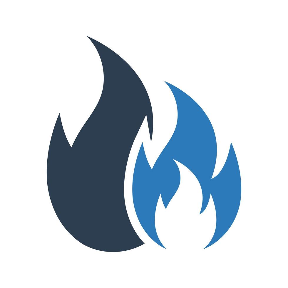 Fire burning, Flame, Fire icon vector