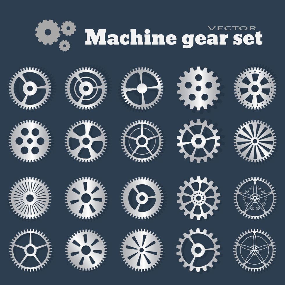 Gears and cogs vector