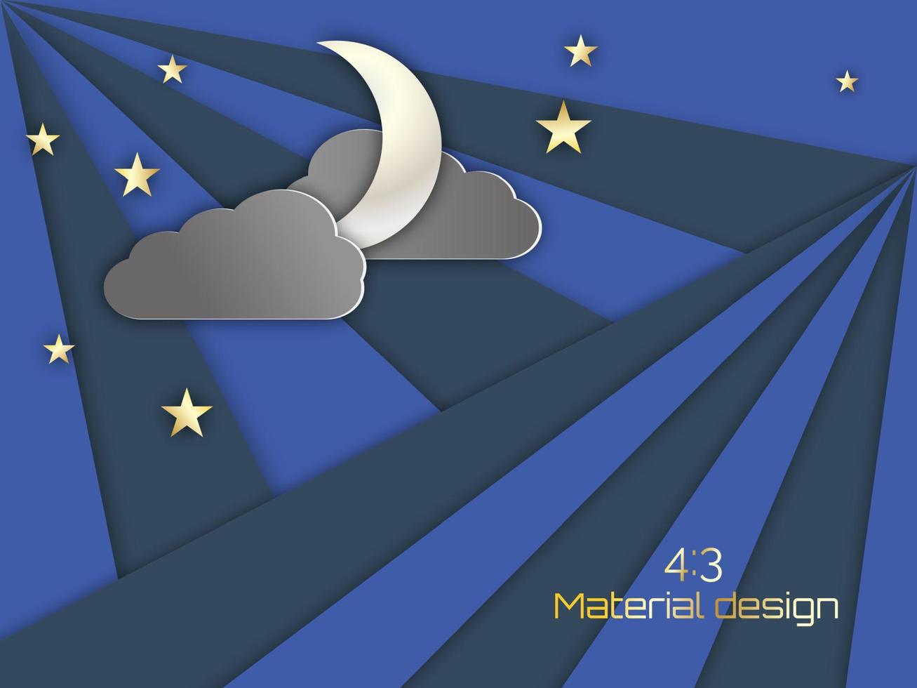 fondo del cielo nocturno vector