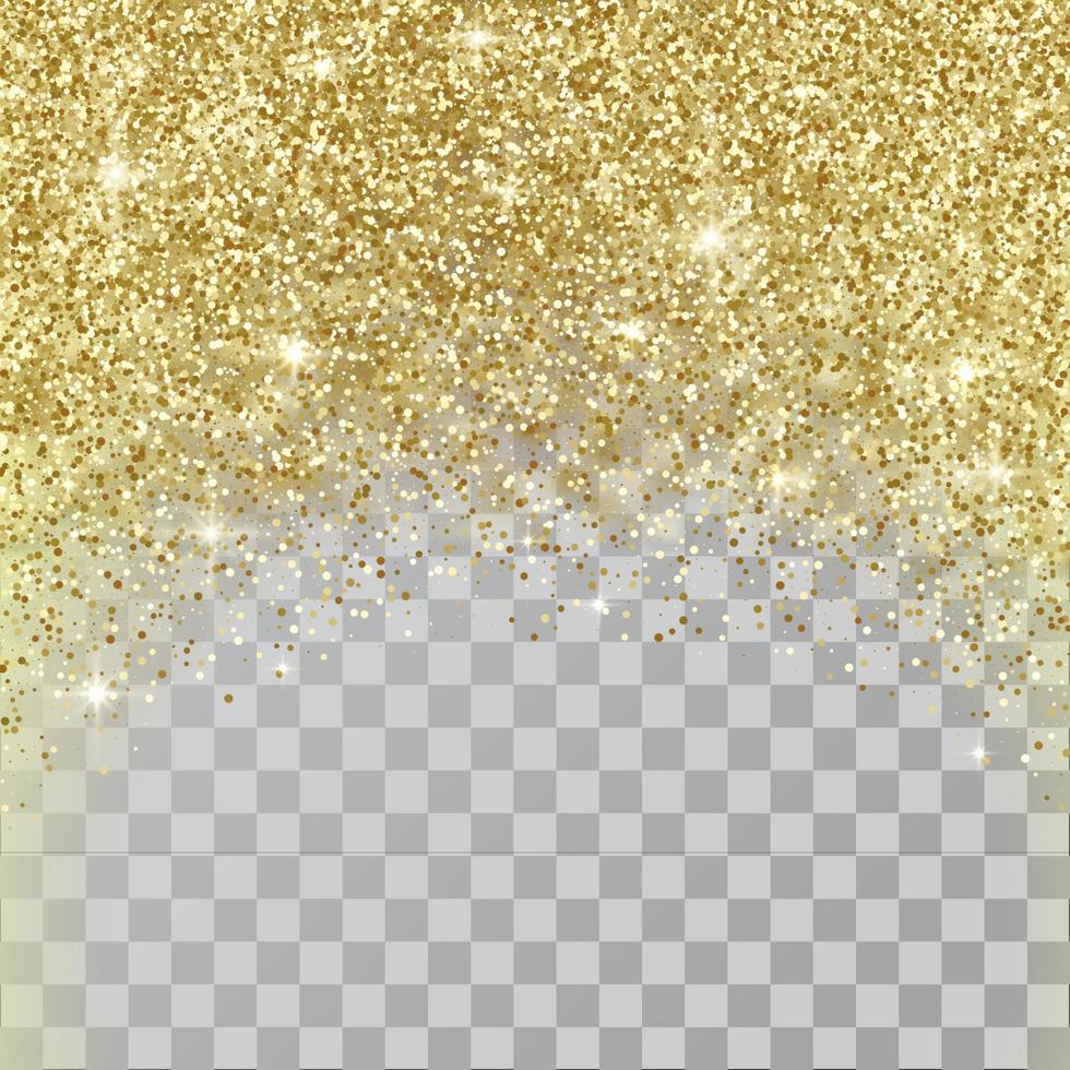 Gold glitter abstract background vector