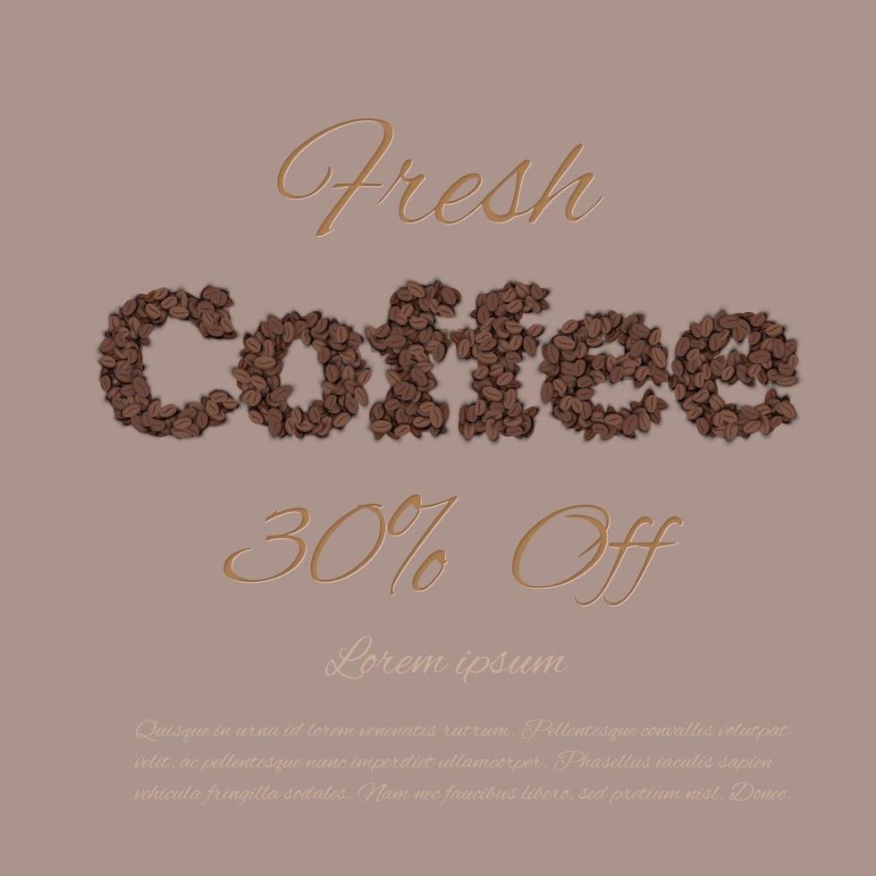 Coffee background discount vector