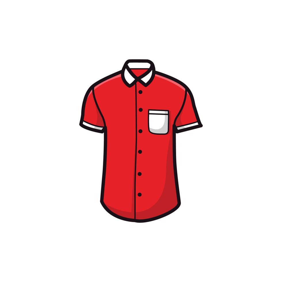 gráfico vectorial de camisa vector