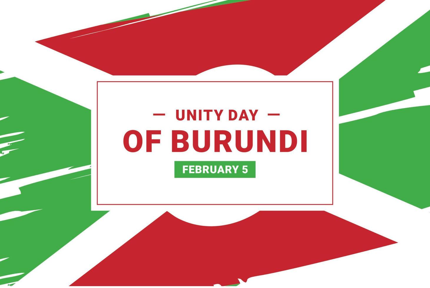 Unity Day Of Burundi vector