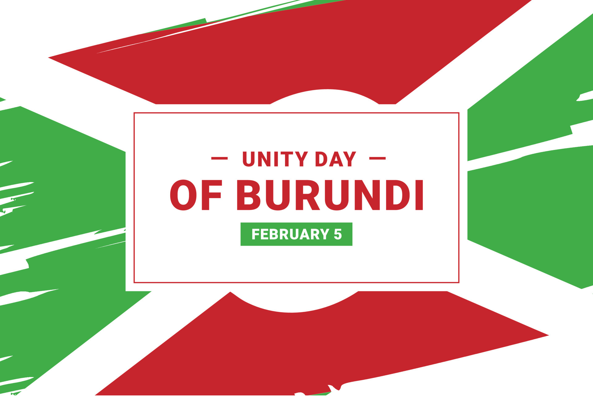 Unity Day Of Burundi 5477256 Vector Art at Vecteezy