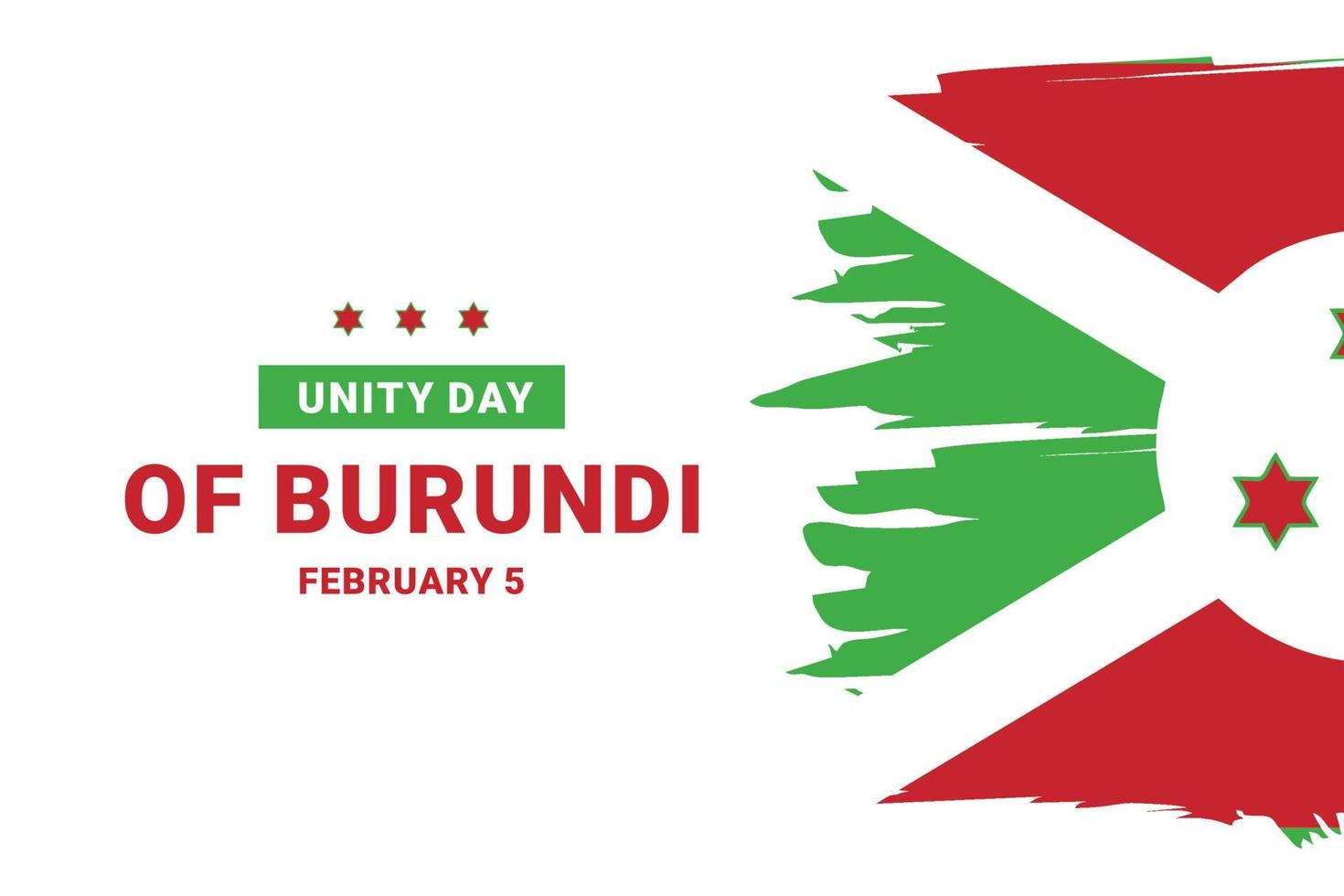 Unity Day Of Burundi vector