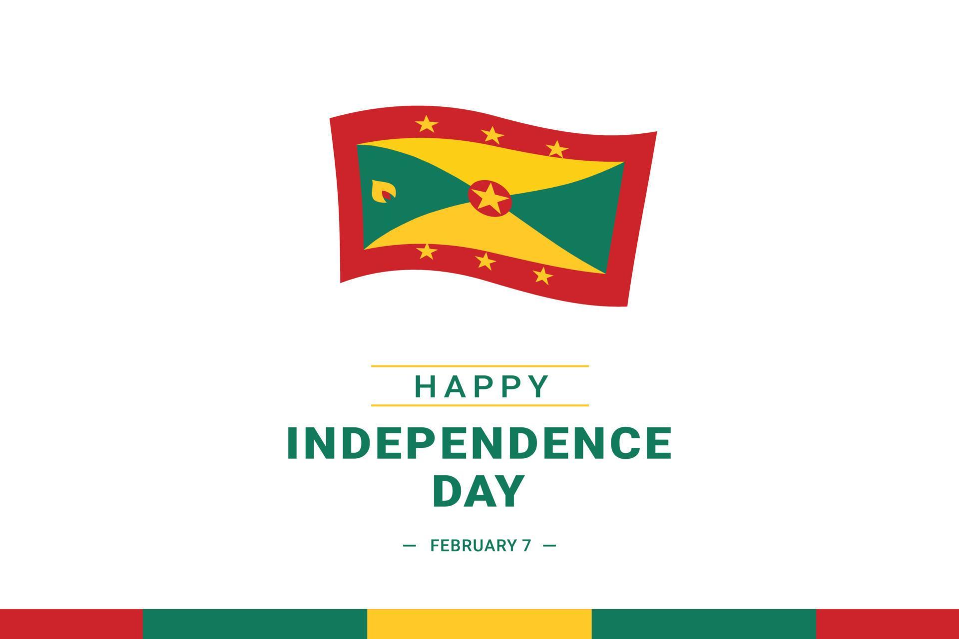 Grenada Independece Day 5477266 Vector Art at Vecteezy