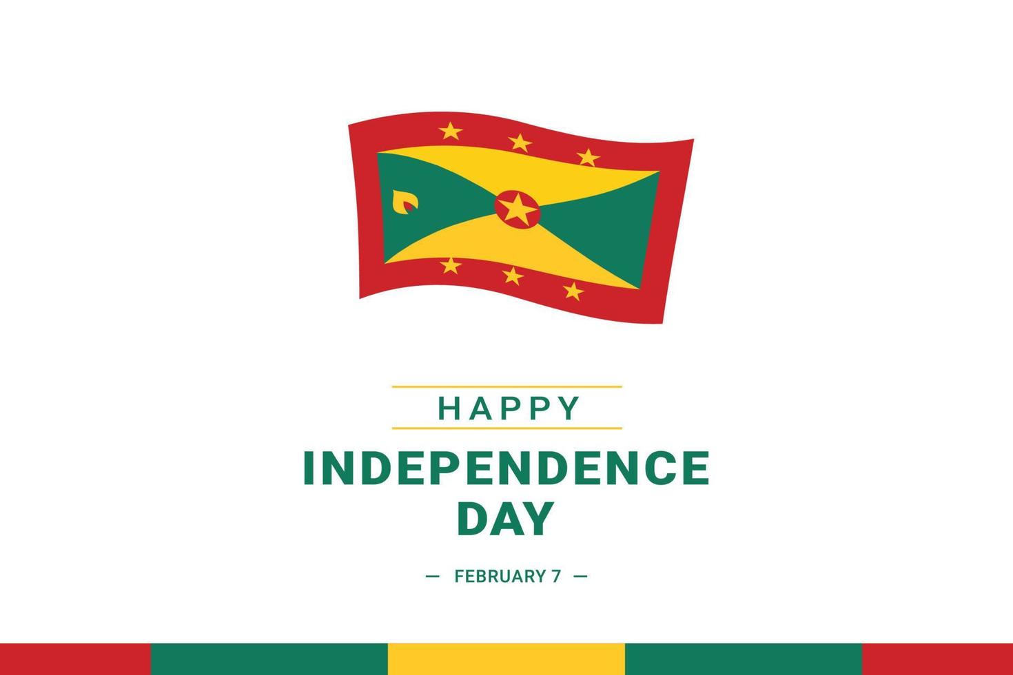 Grenada Independece Day vector