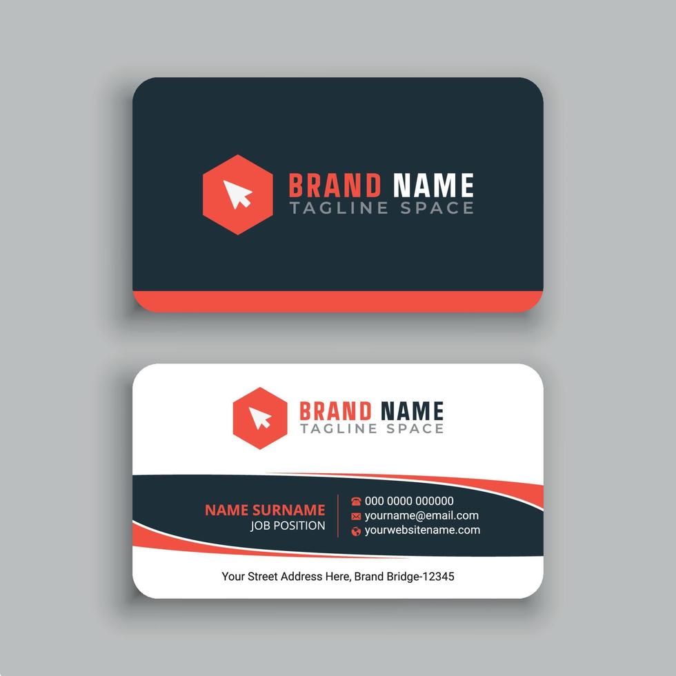 professional Business Card Template vector
