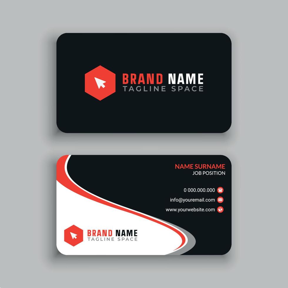 Professional Business Card Template vector