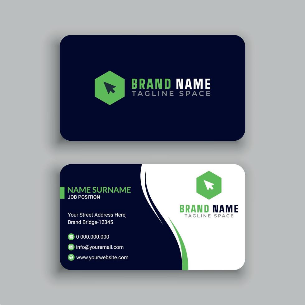 Creative Business Card Template vector