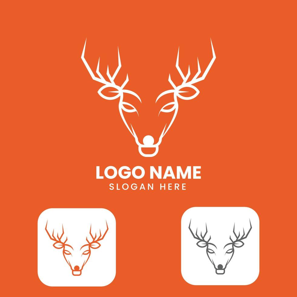 Logo Design Concept Deer vector