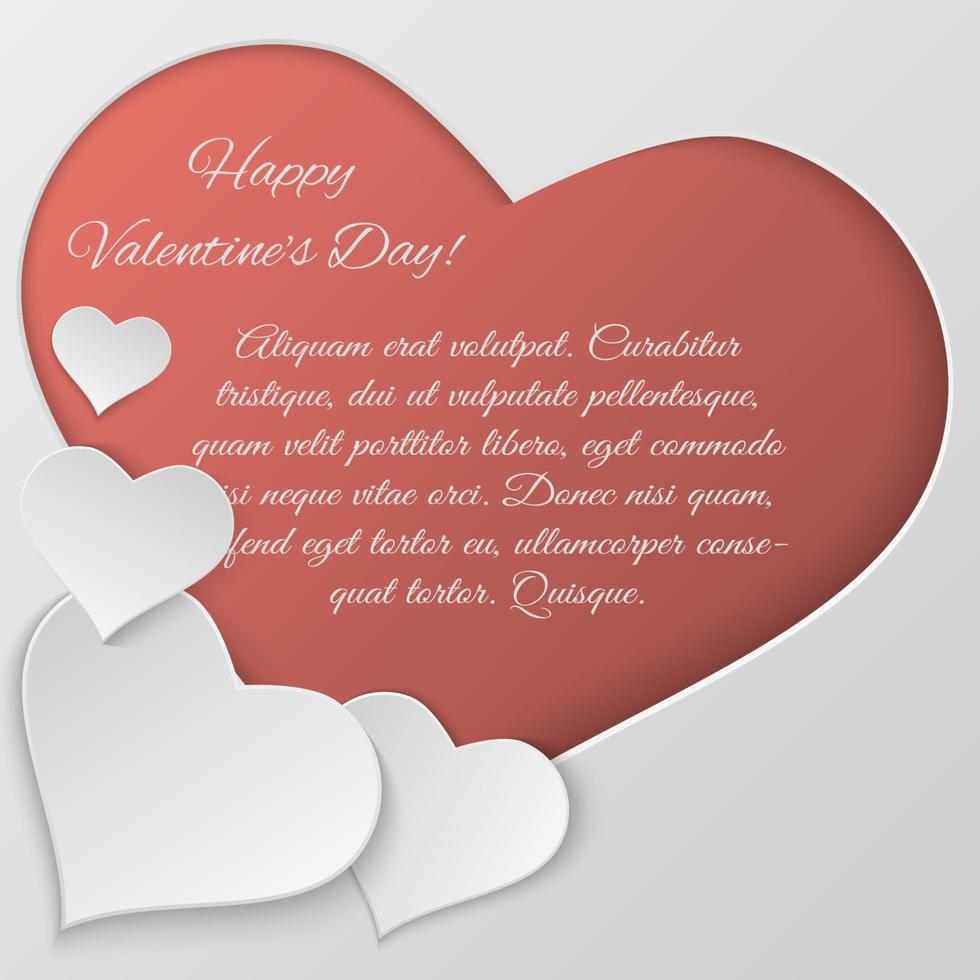 Valentine's day vector background