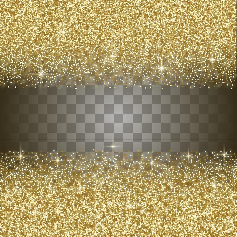 Gold glitter abstract background vector