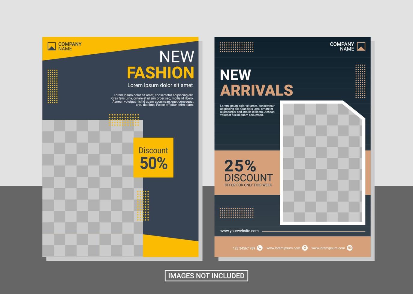 Creative corporate book cover design template vector