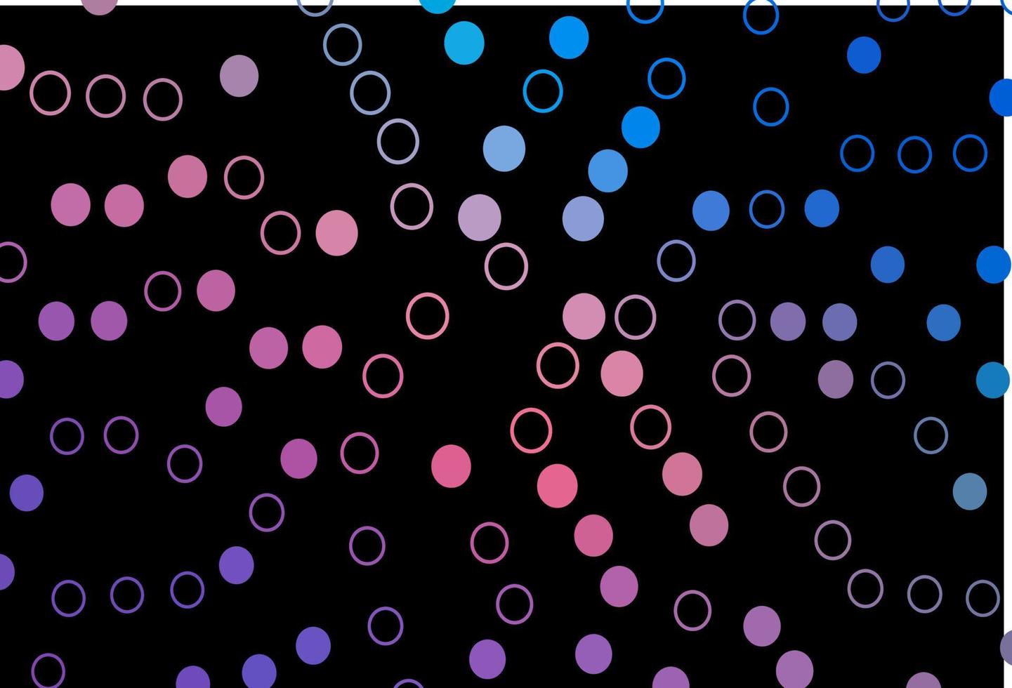 Dark Blue, Red vector texture with disks.