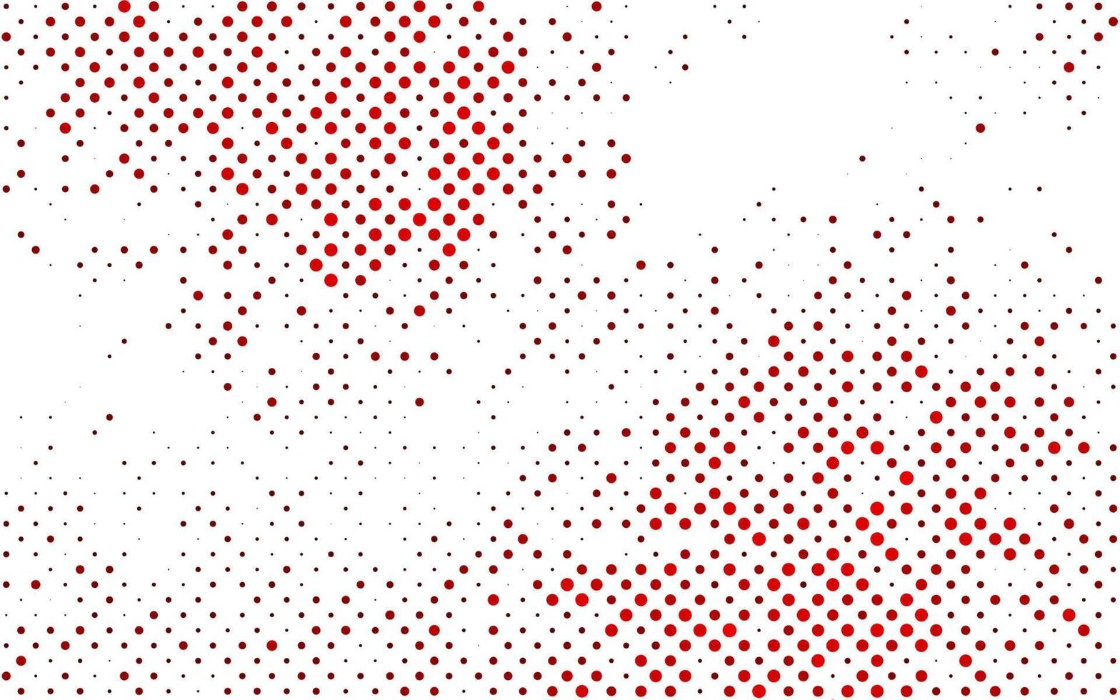 Light Red vector cover with spots.
