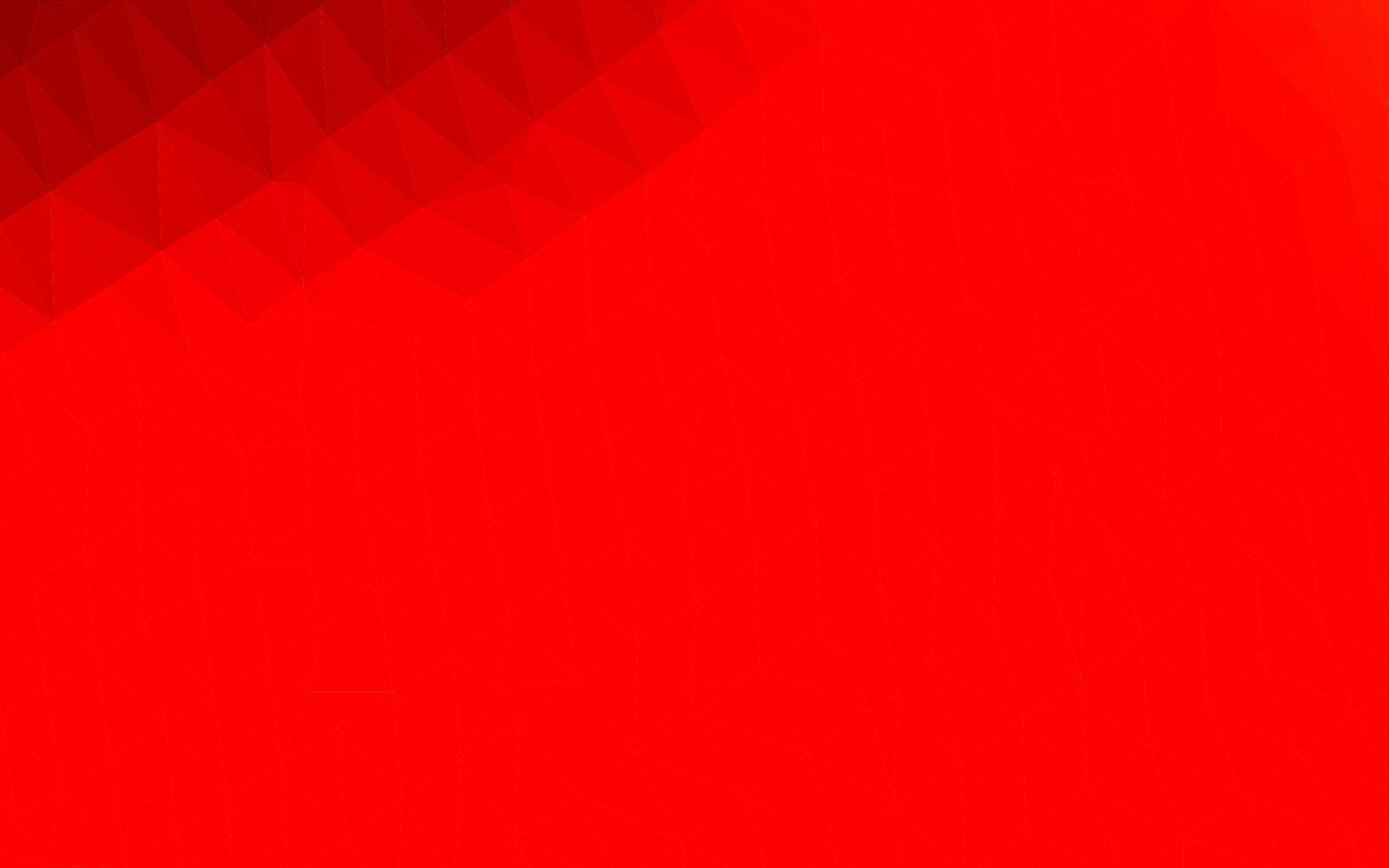 Light Red vector polygon abstract background.