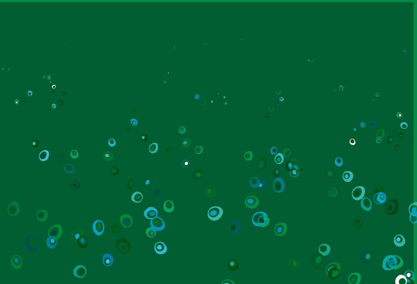 Light Blue, Green vector cover with spots.