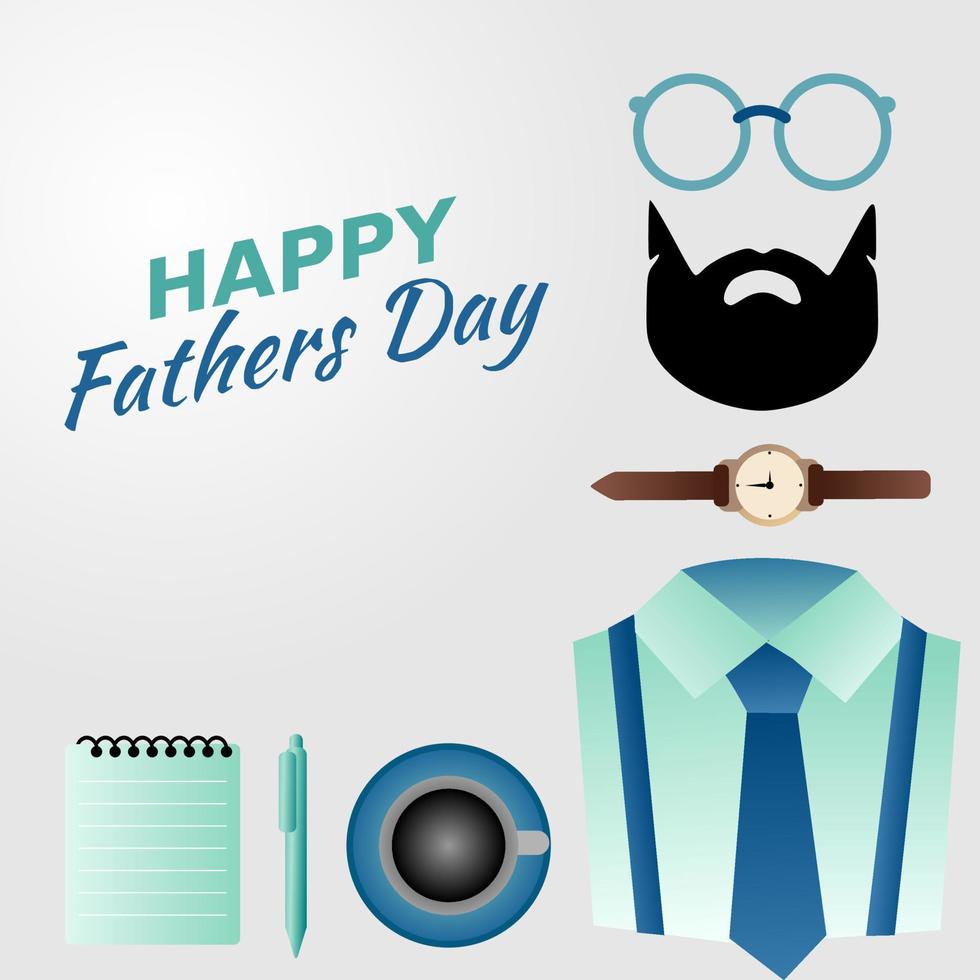 Happy Father's day vector lllustration
