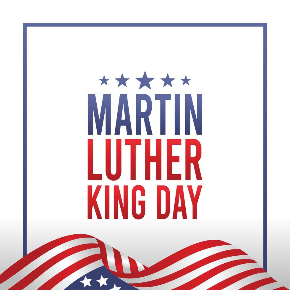martin luther king day vector illustration