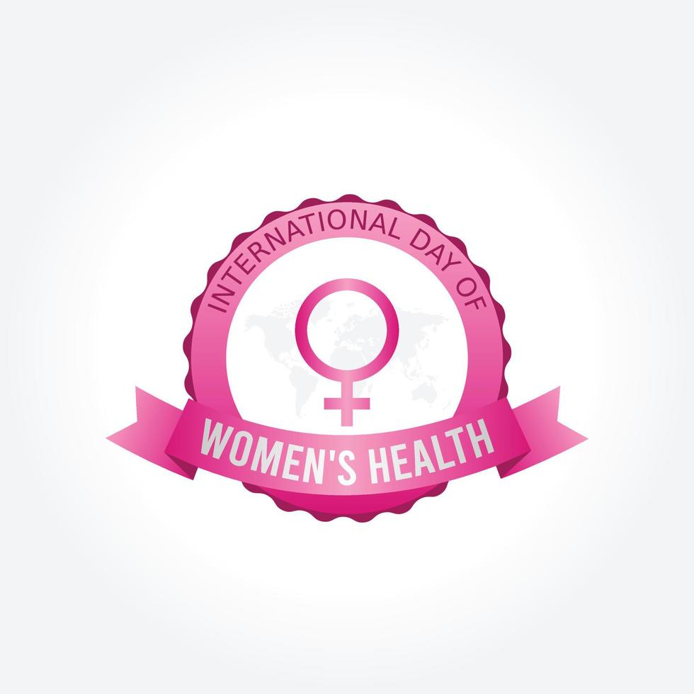 international day of womens health vector illustration