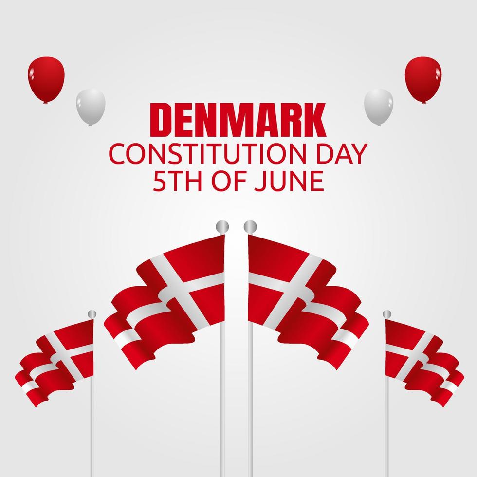 Denmark constitution day vector illustration 5480100 Vector Art at Vecteezy