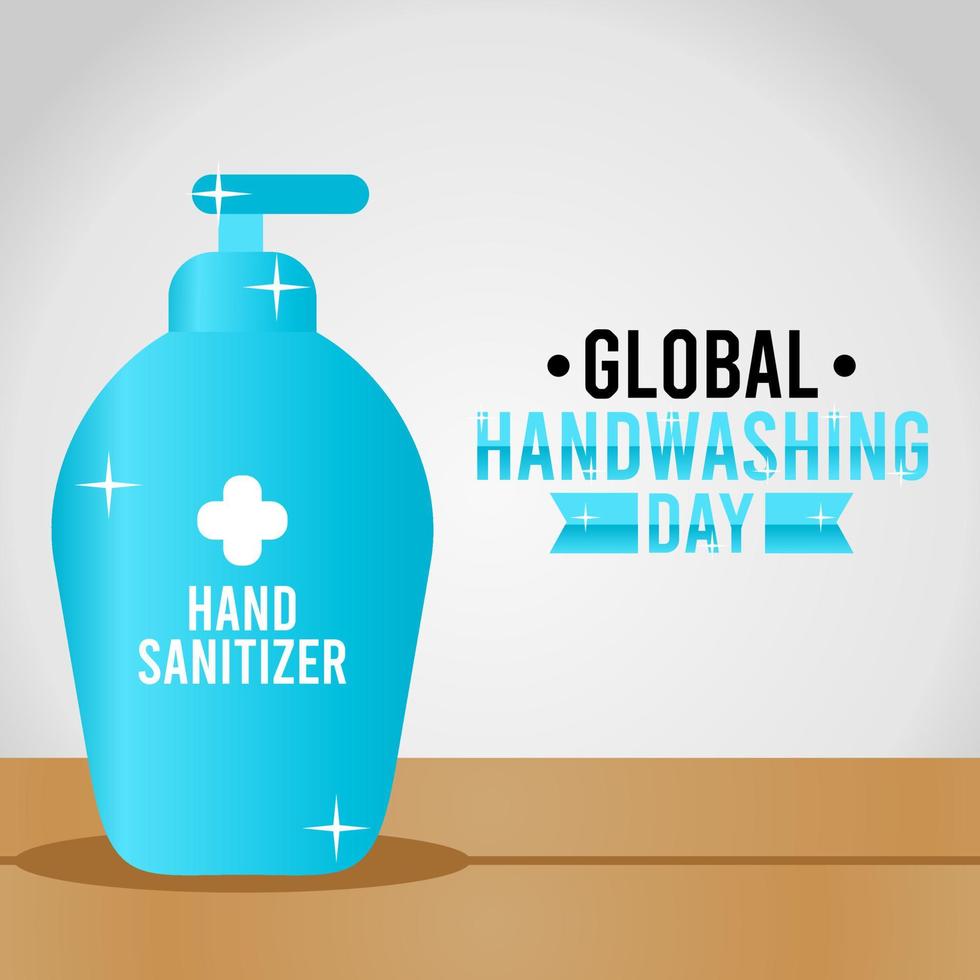 global handwashing day vector illustration