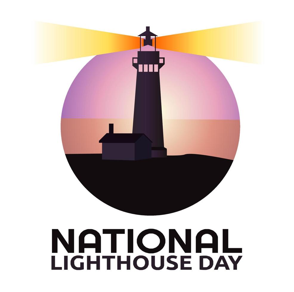 national lighting house day vector illustration