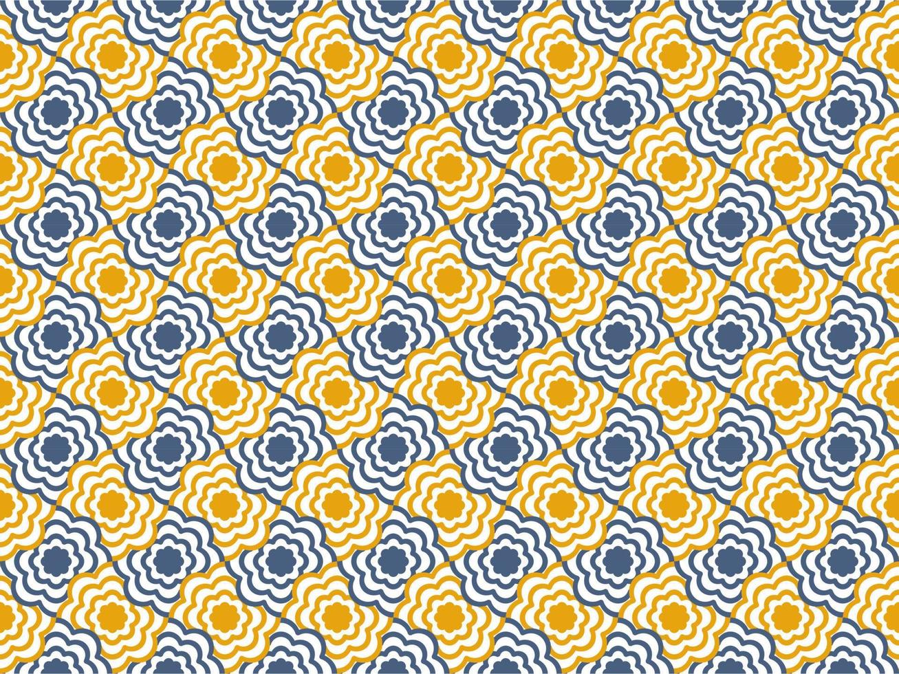 Japanese pattern template vector illustration