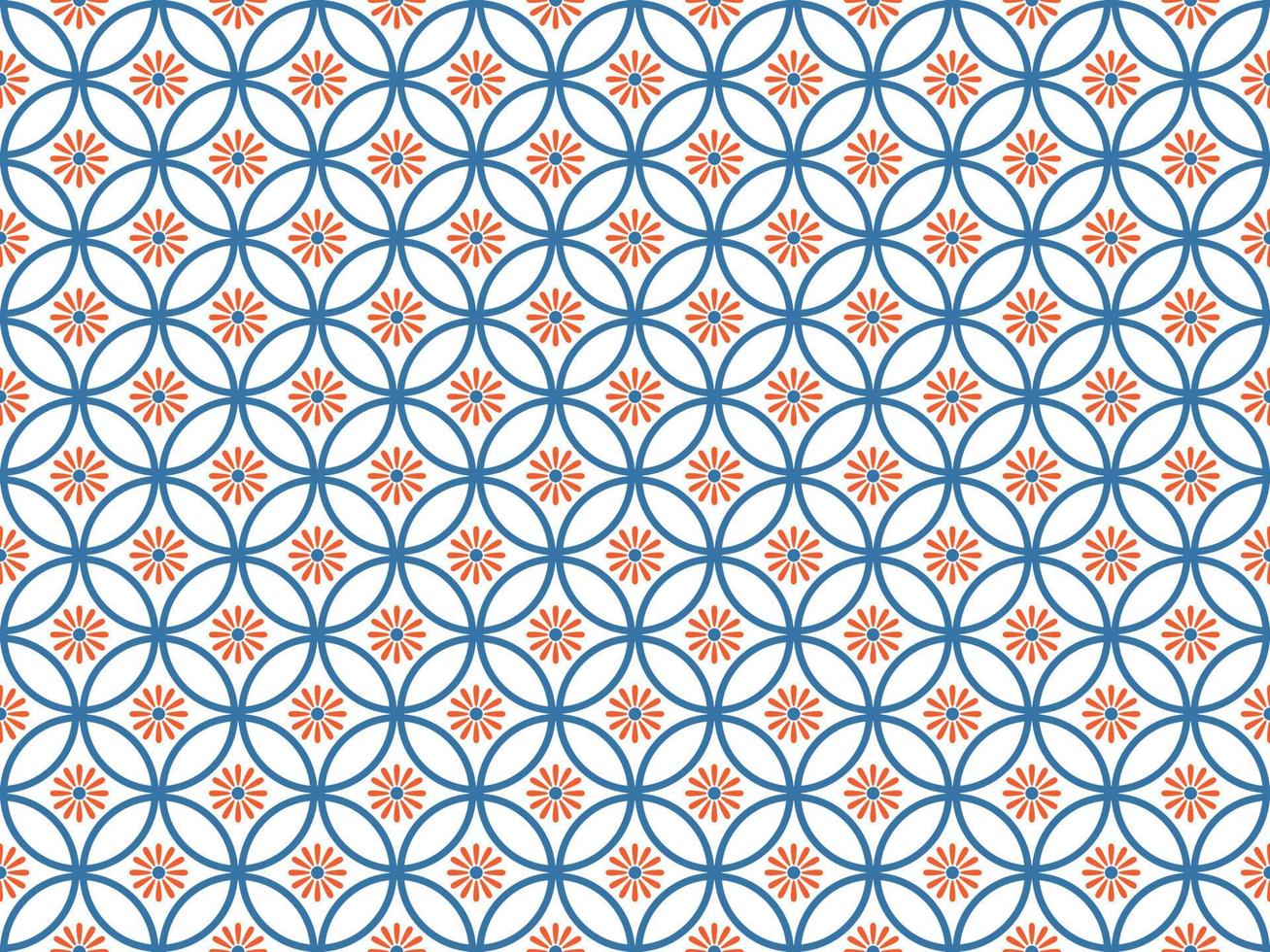 Japanese pattern template vector illustration