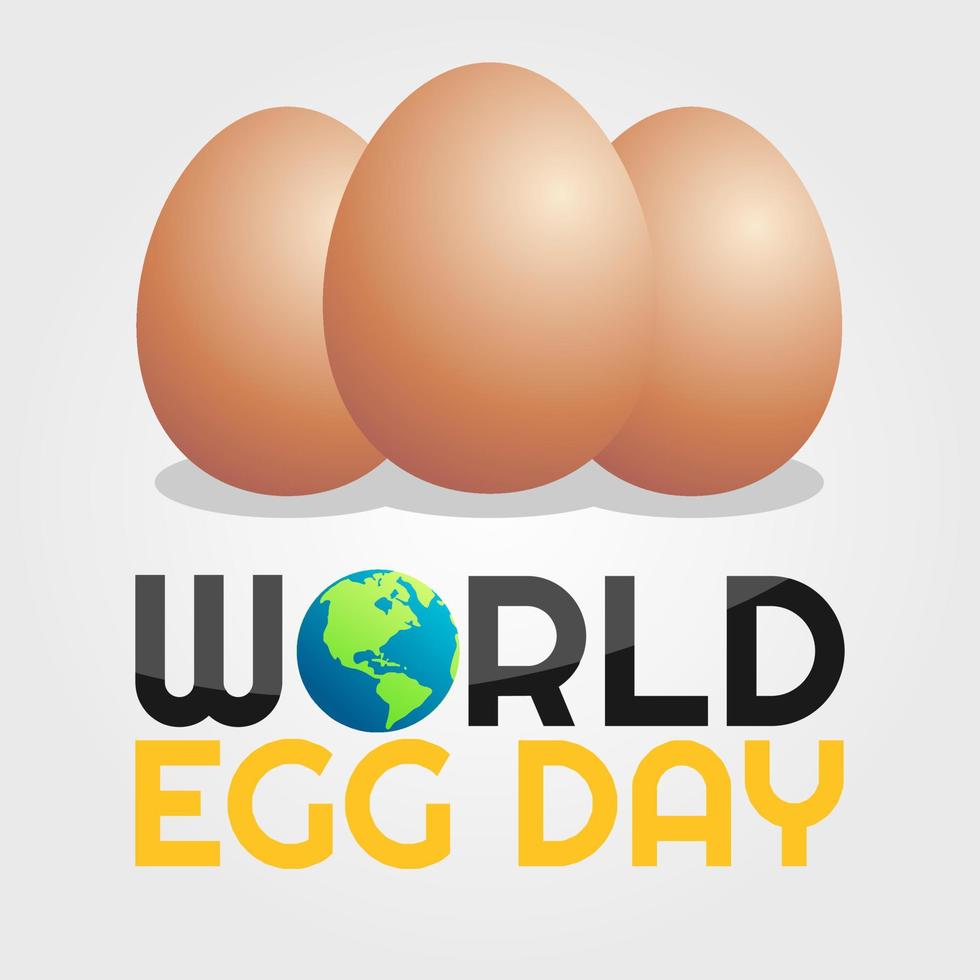 world egg day vector illustration