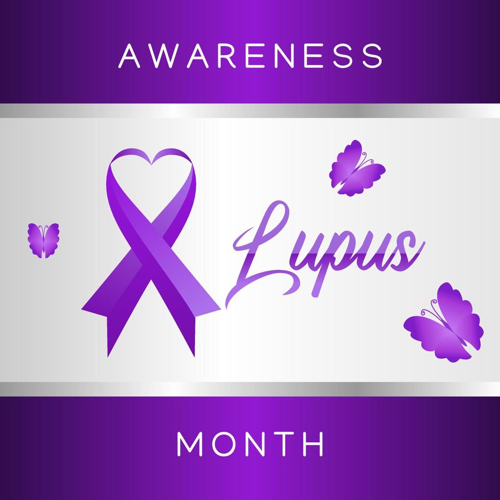 lupus awareness month vector illustration