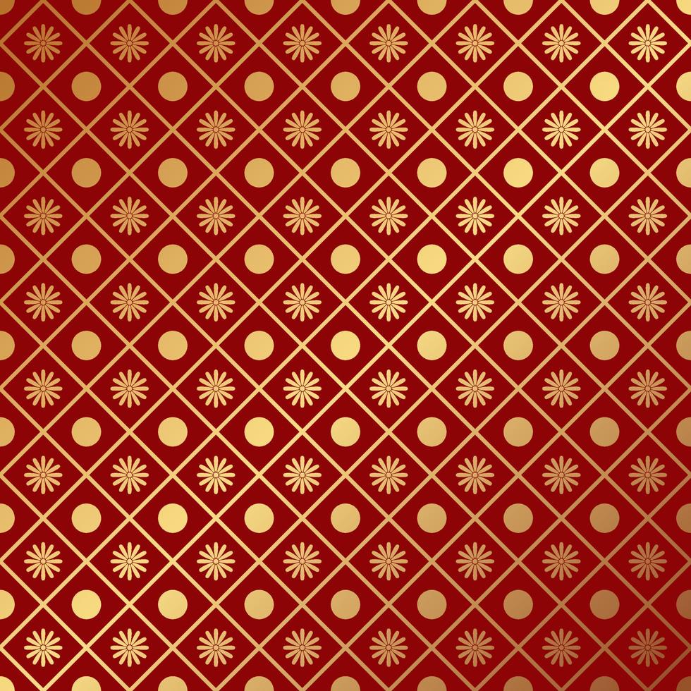 Chinese pattern template vector illustration