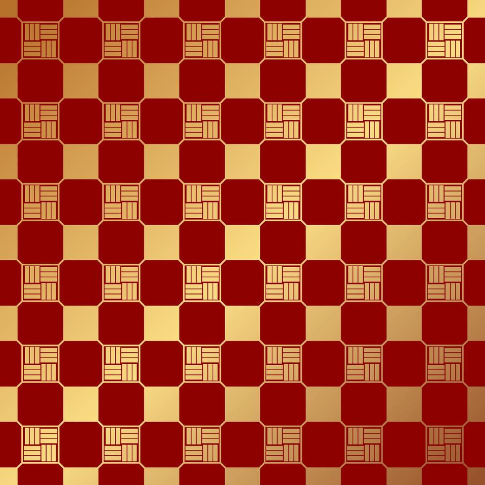 Chinese pattern template vector illustration