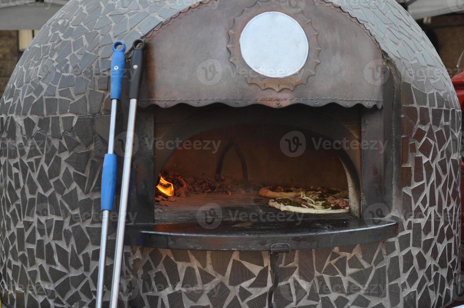 Oven for pizza photo