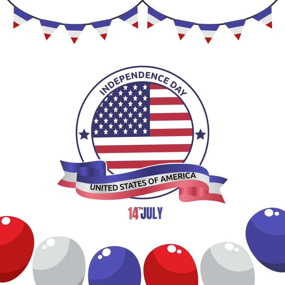 USA independece Day vector illustration