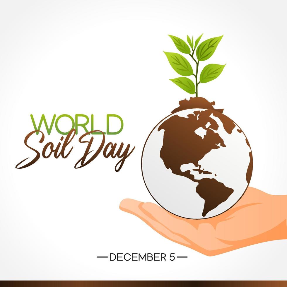 world soil day vector illustration