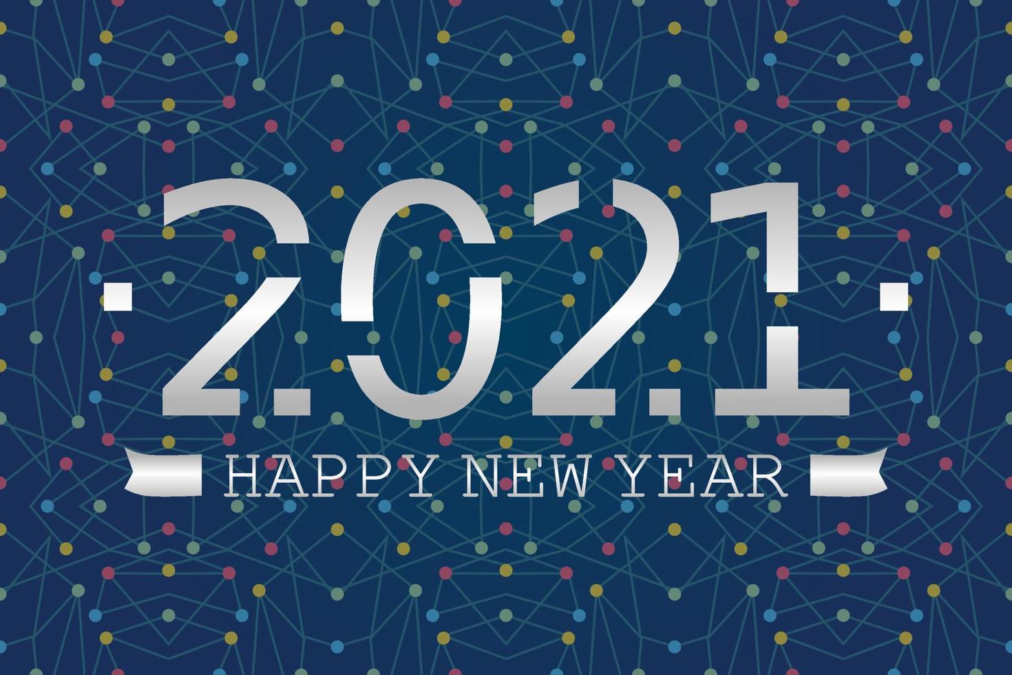 new year technology design vector illustration